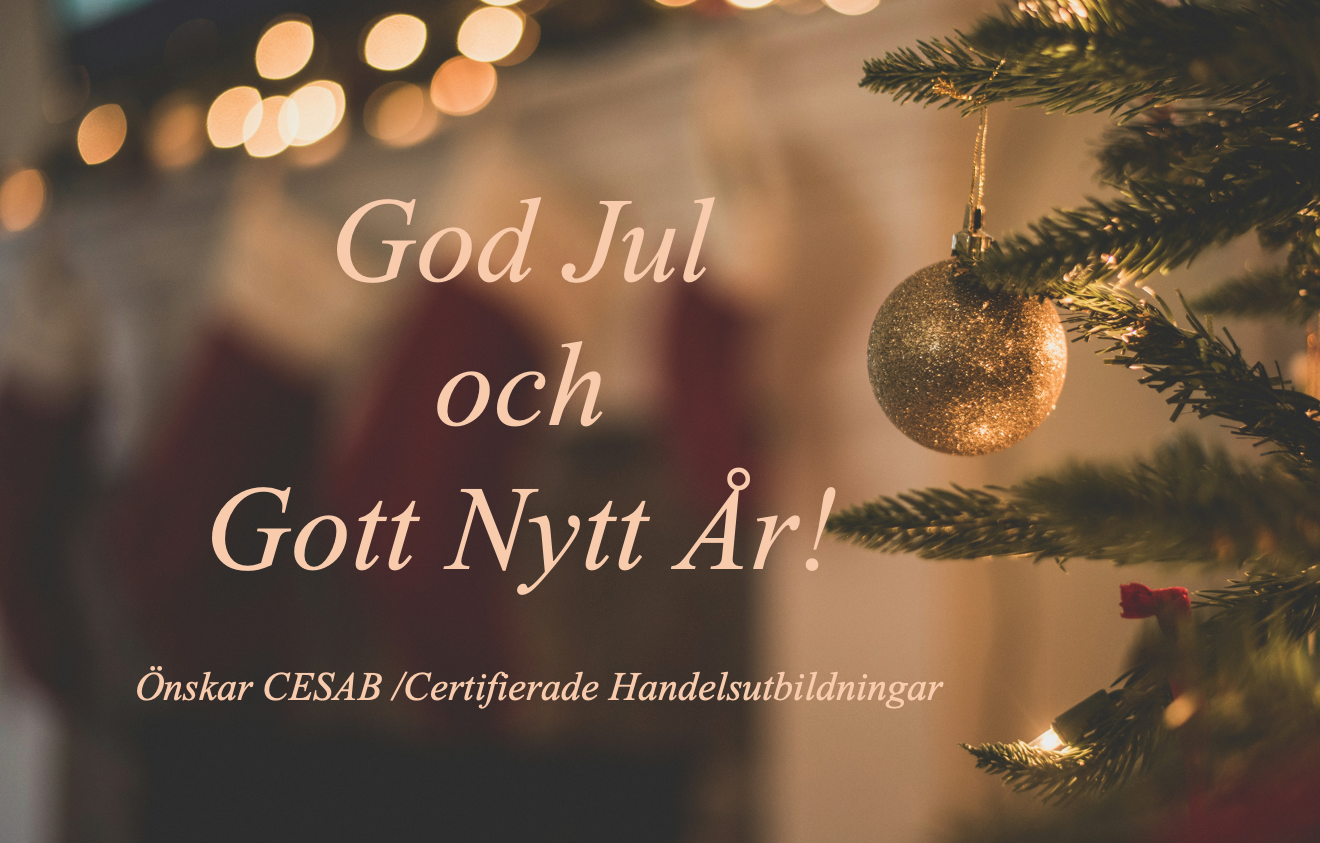 God Jul och Gott Nytt År!